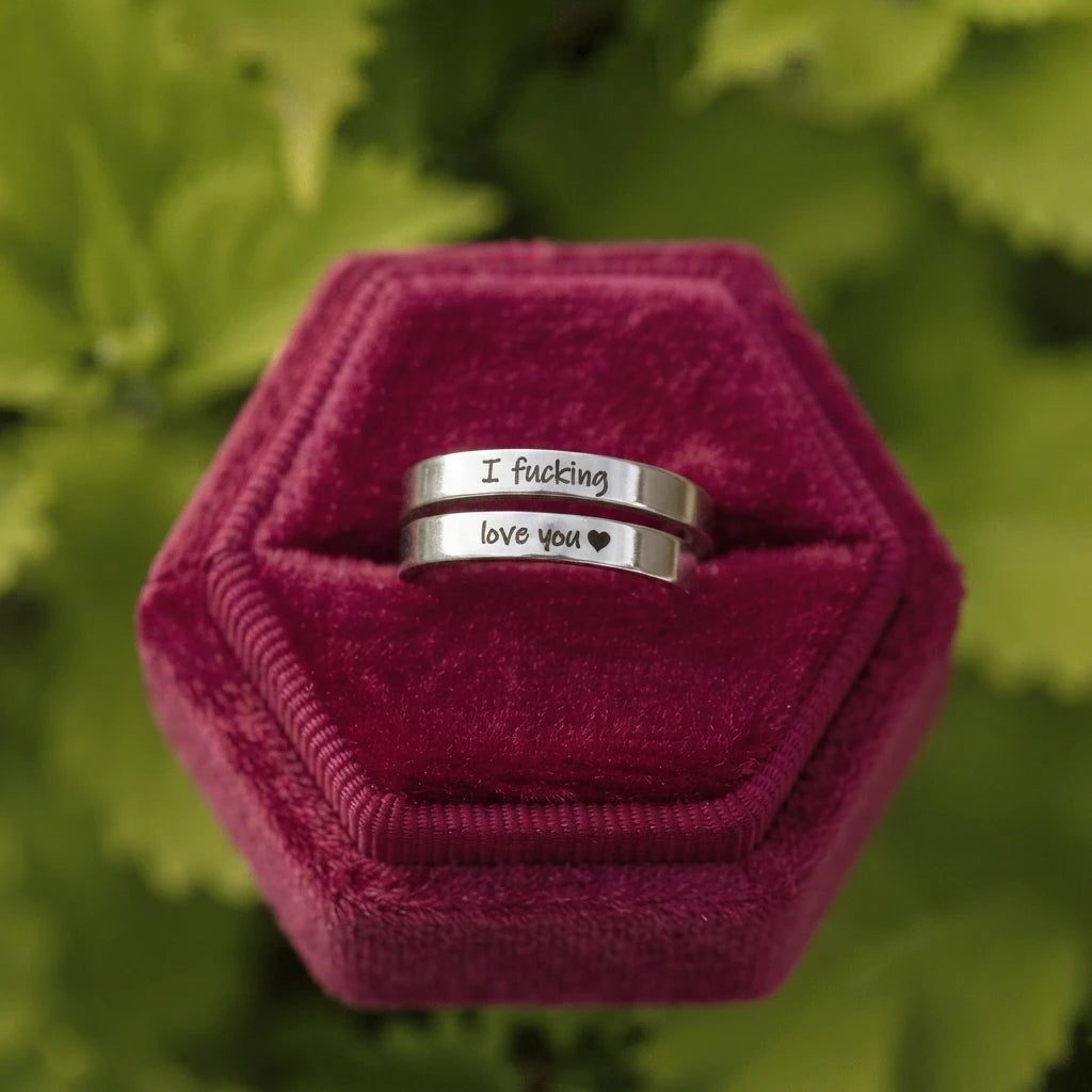 Bague I F♡cking Love You