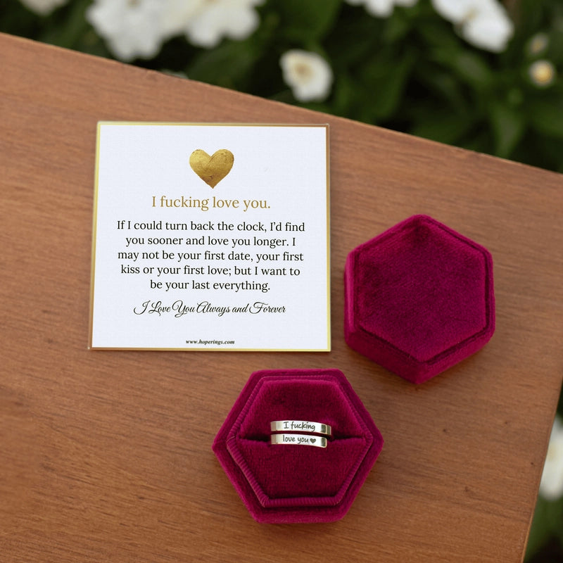 Bague I F♡cking Love You